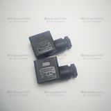 液压电磁阀传感器插头接线盒DIN43650A/B型带线防水尘带线连接器